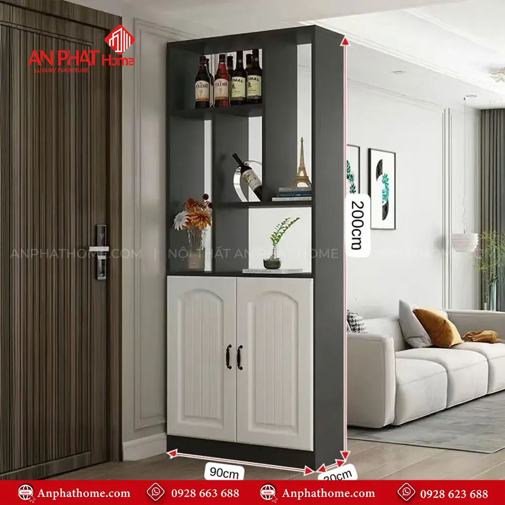 Tủ Vách Trang Trí Đa Năng Hiện Đại T-5311 13 Tủ Vách Trang Trí Đa Năng Hiện Đại T-5311